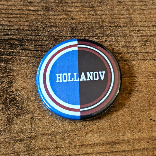 Hollanov Heated Fan Badge | Unofficial Fan-Made Merch