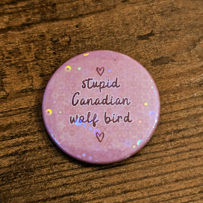 Shane Hollander and Ilya Rozanov Heated Rivalry Quote Fan Badge | Unofficial Fan-Made Merch