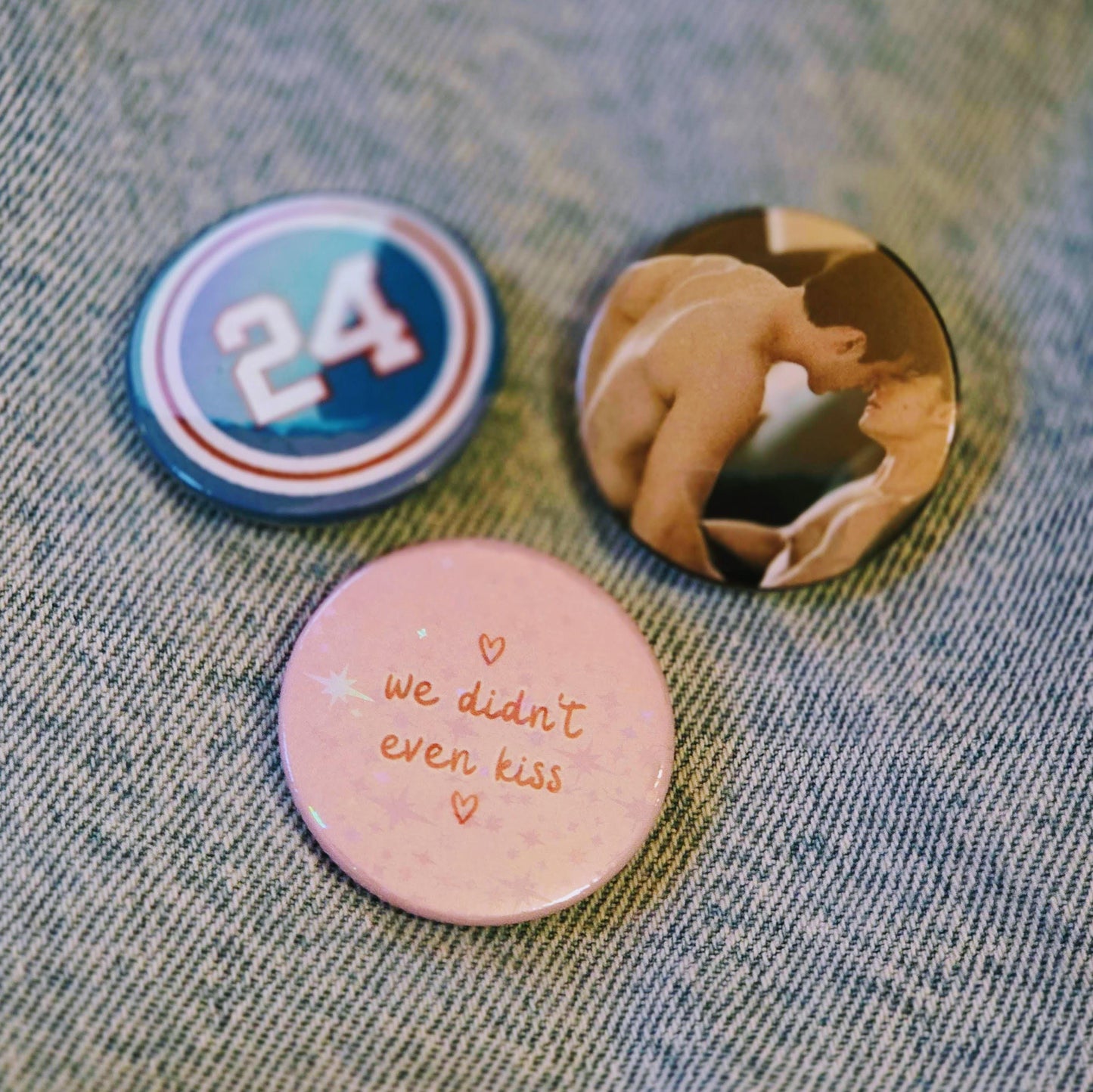 Shane Hollander and Ilya Rozanov Heated Rivalry Quote Fan Badge | Unofficial Fan-Made Merch