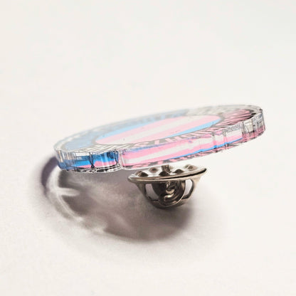 Trans Rights are Human Rights Acrylic Pin